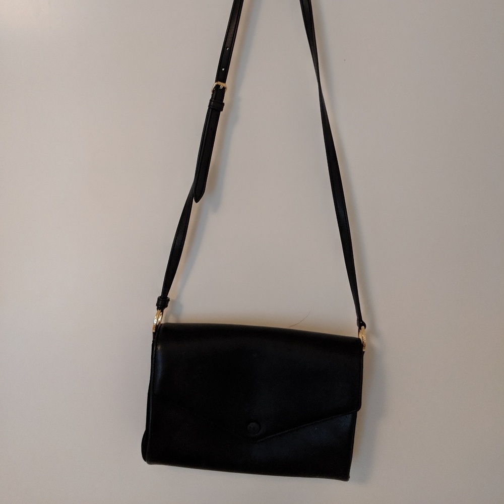 Sandro leather crossbody bag